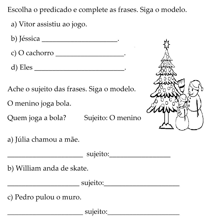 Sujeito E Predicado Exerc Cios Atividades 3 4 5 Anos Para -> Atividades Sobre Substantivo Simples E Composto 4 Ano Sujeito E Predicado Exerc Cios Atividades 3 4 5 Anos Para -> Atividades Sobre Substantivo Simples E Composto 4 Ano