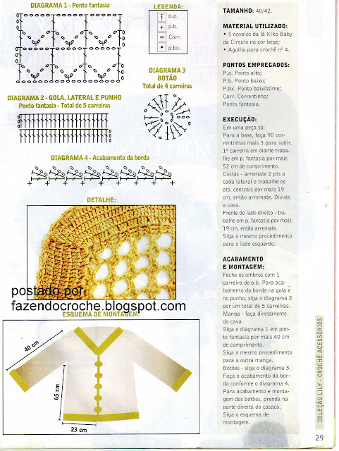 Abrigo a Crochet Con Patrón Grafico Abrigo a Crochet Con Patrón Grafico