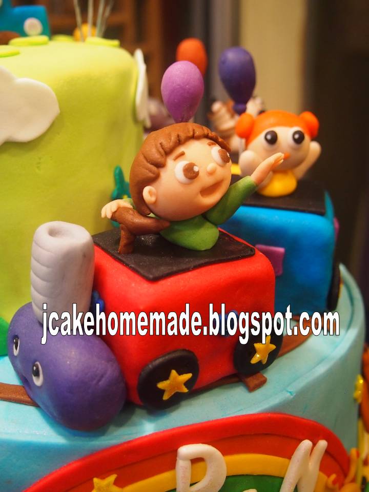 Jcakehomemade Baby TV birthday cake