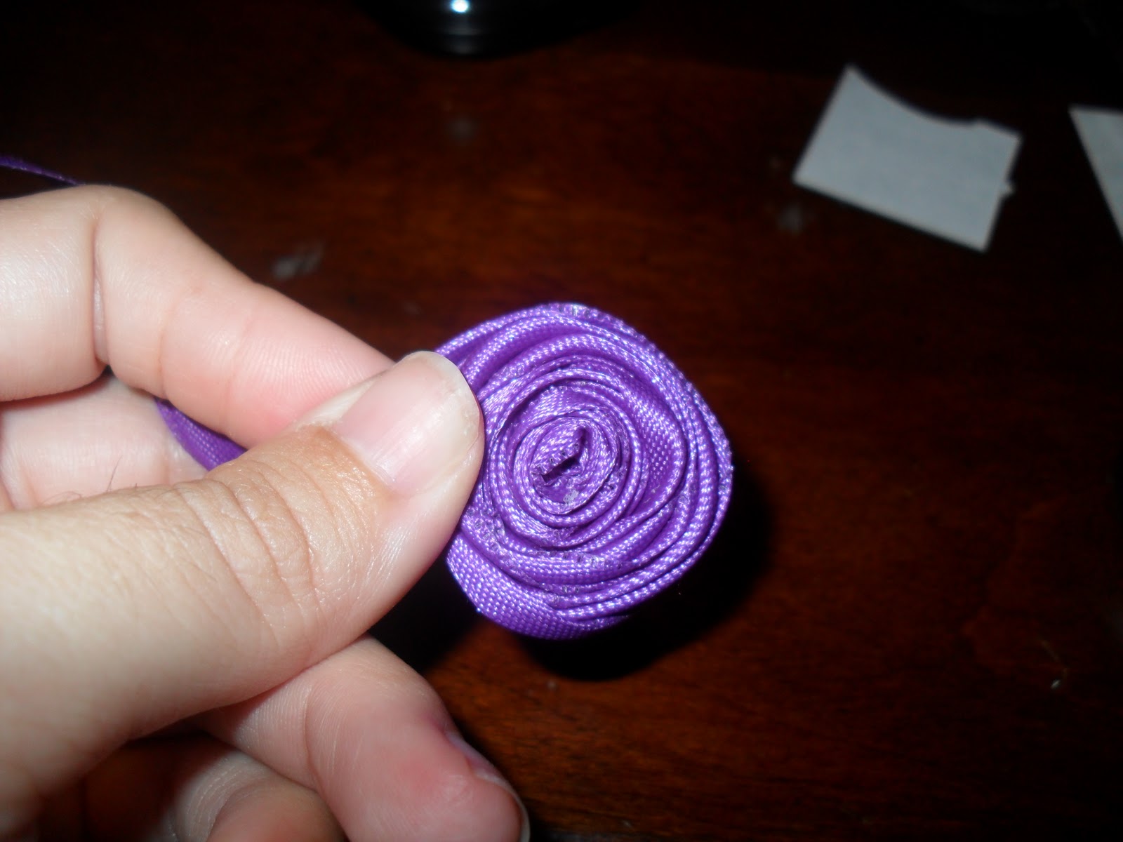 Fun with the Fullwoods Rolled Ribbon Roses