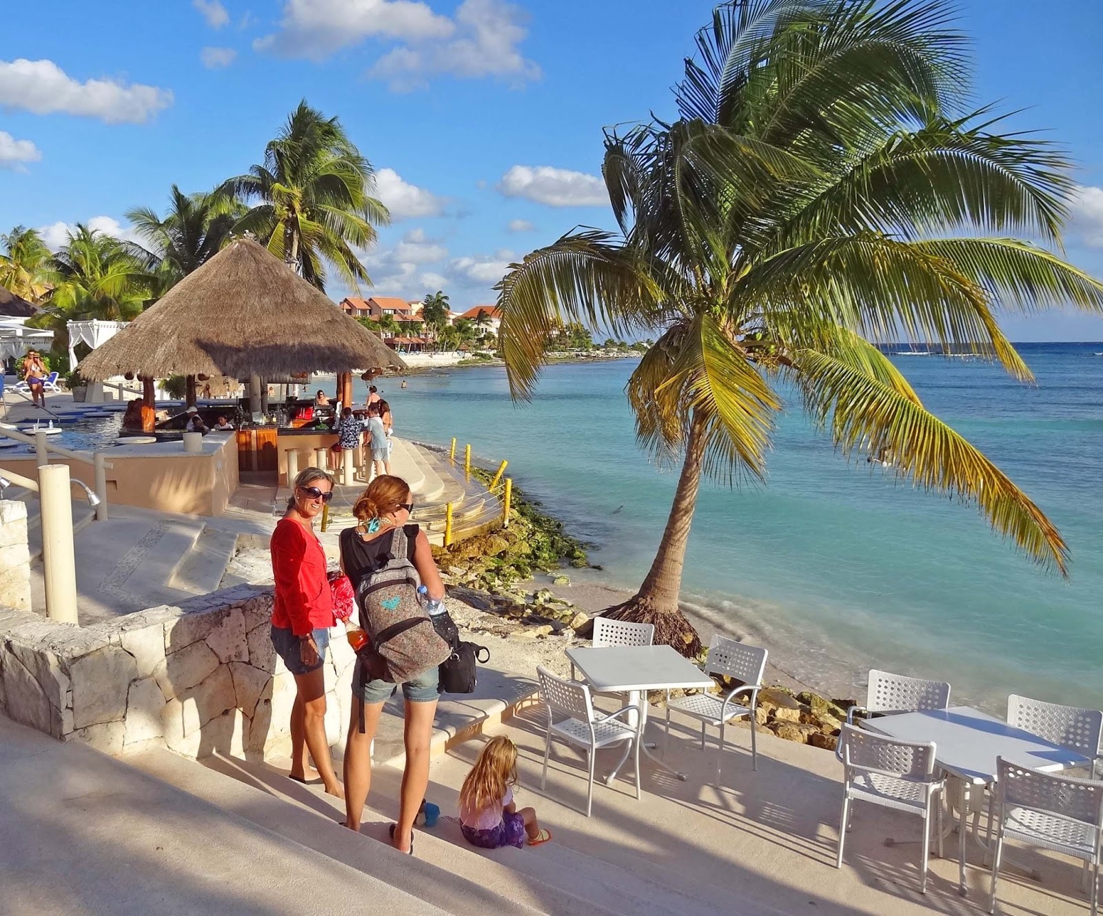 Joe's Retirement Blog Long Shadows, Puerto Aventuras, Quintana Roo
