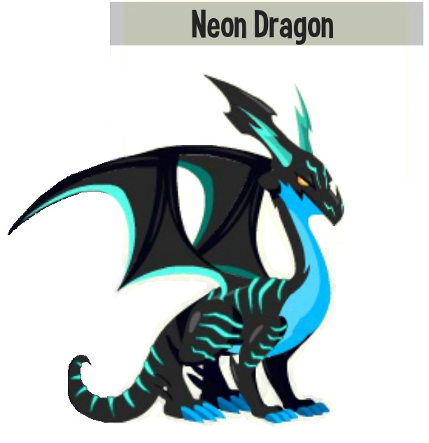 Dragon city สูตร ผสมมังกร Neon Dragon