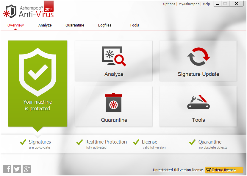 Ashampoo Antivirus 2015