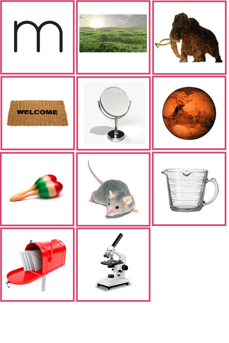 MONTESSORI PHONICS INITIAL SOUND CARDS Montessori Nature