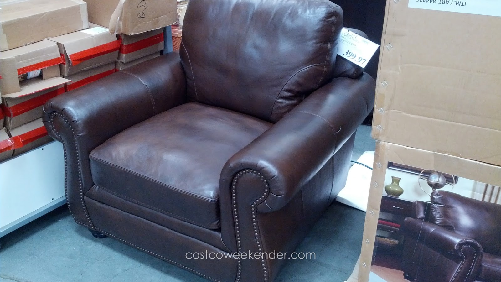 Marks & Cohen Savoy Leather Chair Costco Weekender