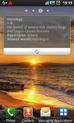 Dictionary For Android - Widget