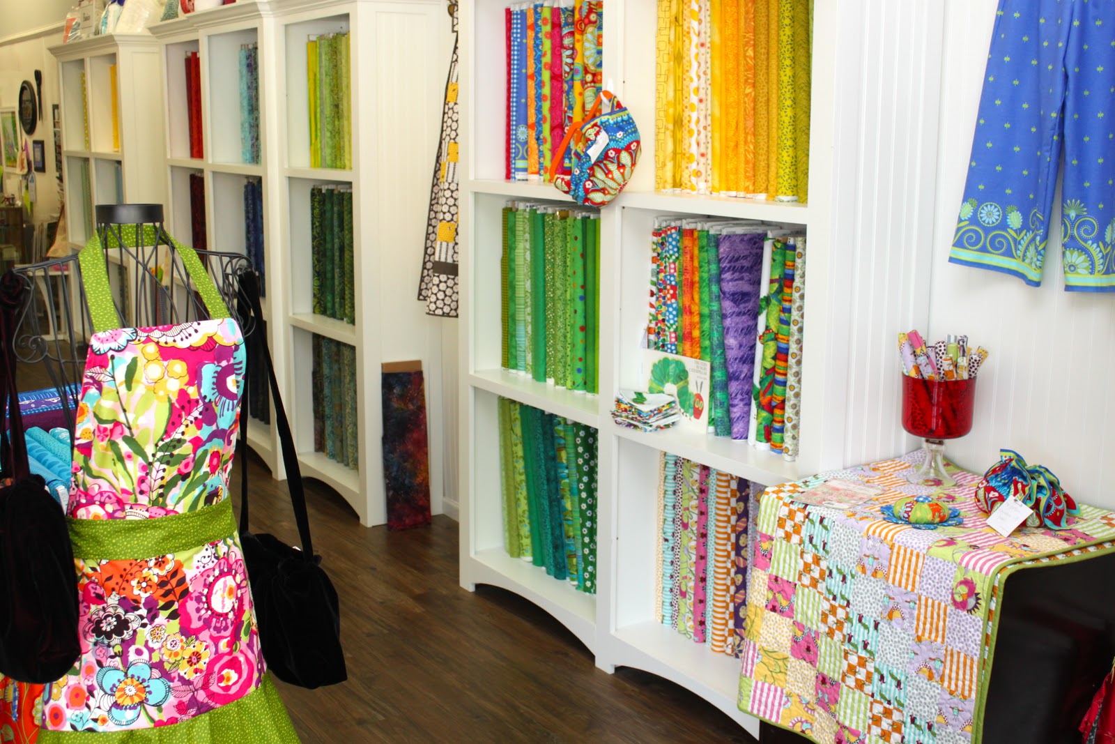 Material Girl Fabric Shop and a Big Announcement! Smashed Peas & Carrots