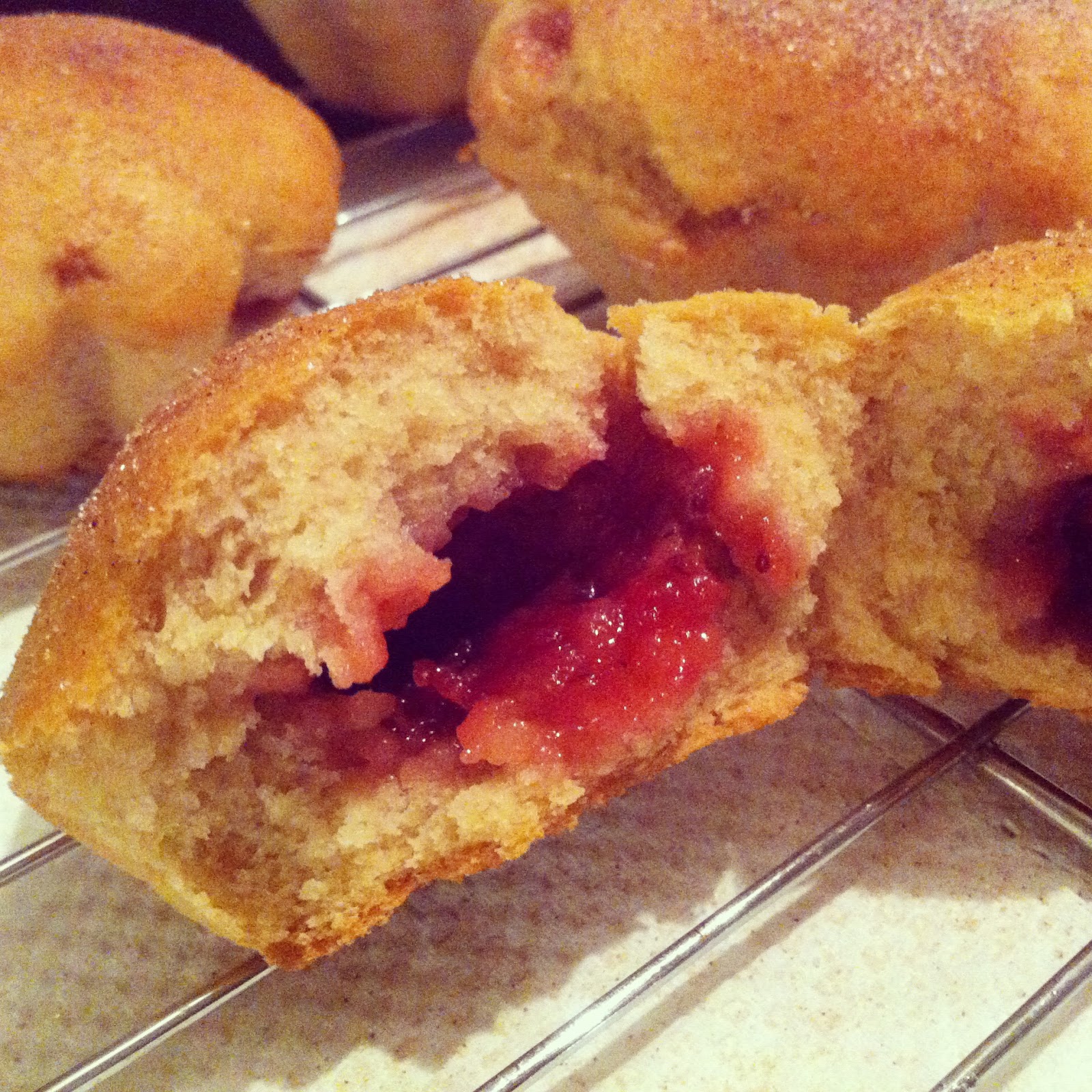 Where's My Water? Baked Jam Donut Muffin Recipe