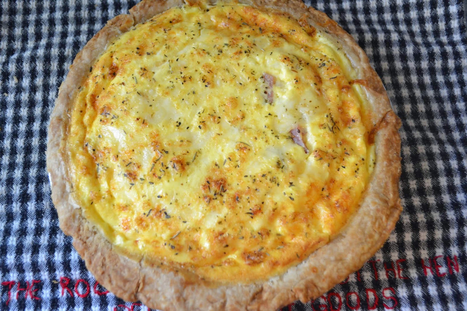 TIP GARDEN Freezer Meals HamnCheese Quiche