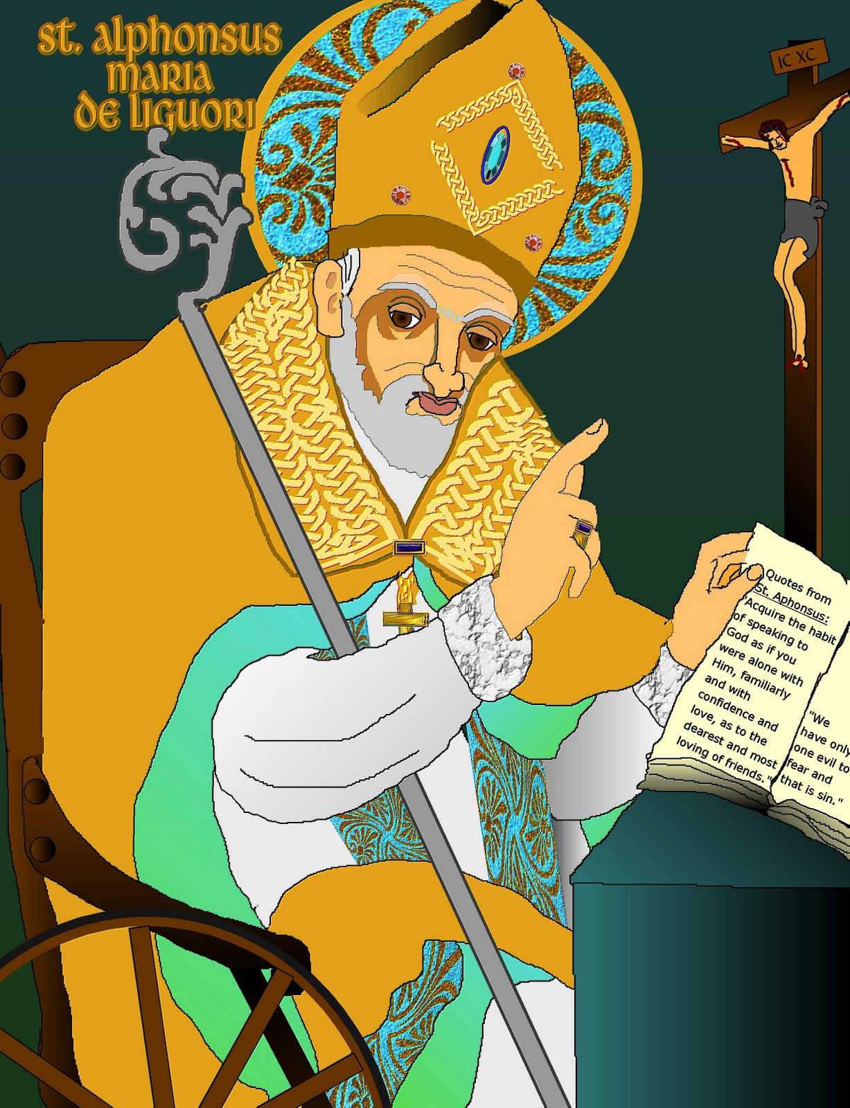 salliesART St. Alphonsus Maria de Liguori