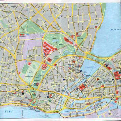 Hamburg Map Germany