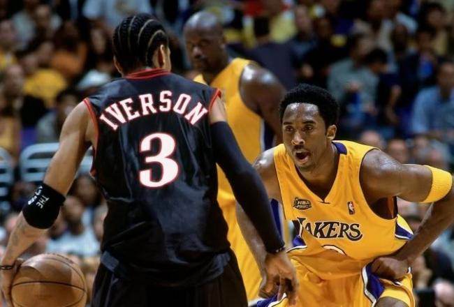 Kobe Bryant - 2001 NBA Finals - Kobe and Allen Iverson - HoopsVilla