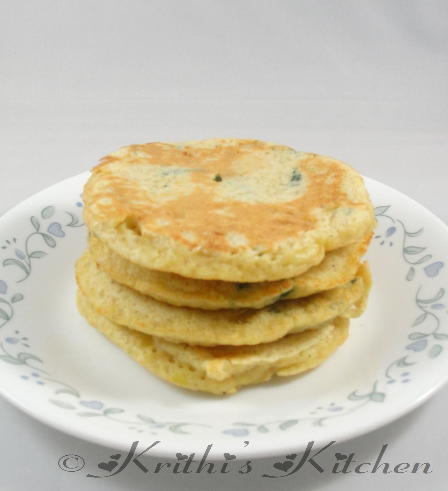 Krithi's Kitchen Quinoa Savory Pancakes