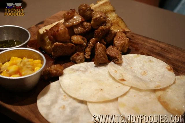 bone marrow and steak tacos