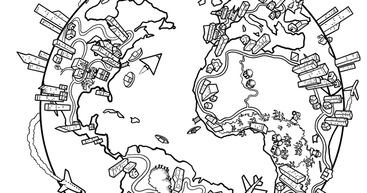 Free Coloring Pages Of Children Around The World