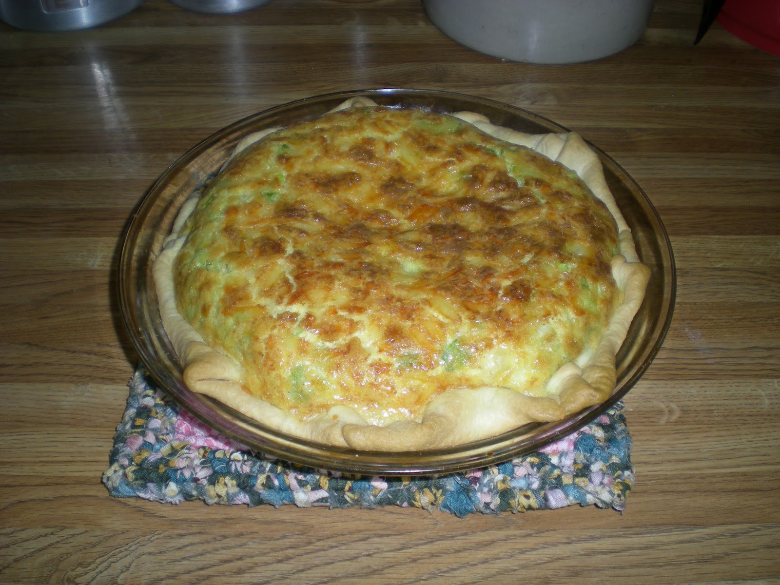 Rhymes With Vanilla Crab Quiche