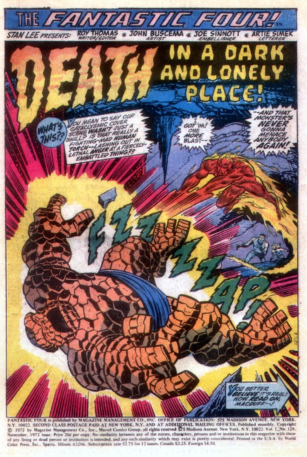 Diversions of the Groovy Kind Making a Splash John Buscema's