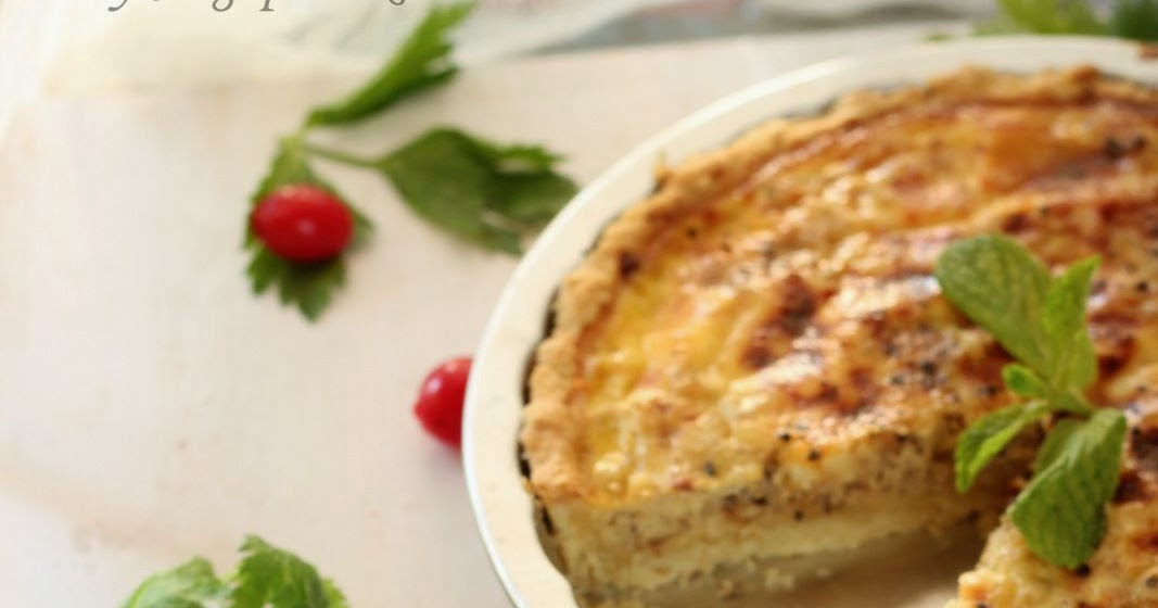 My Singapore Kitchen........ Golden Onion Chicken Quiche