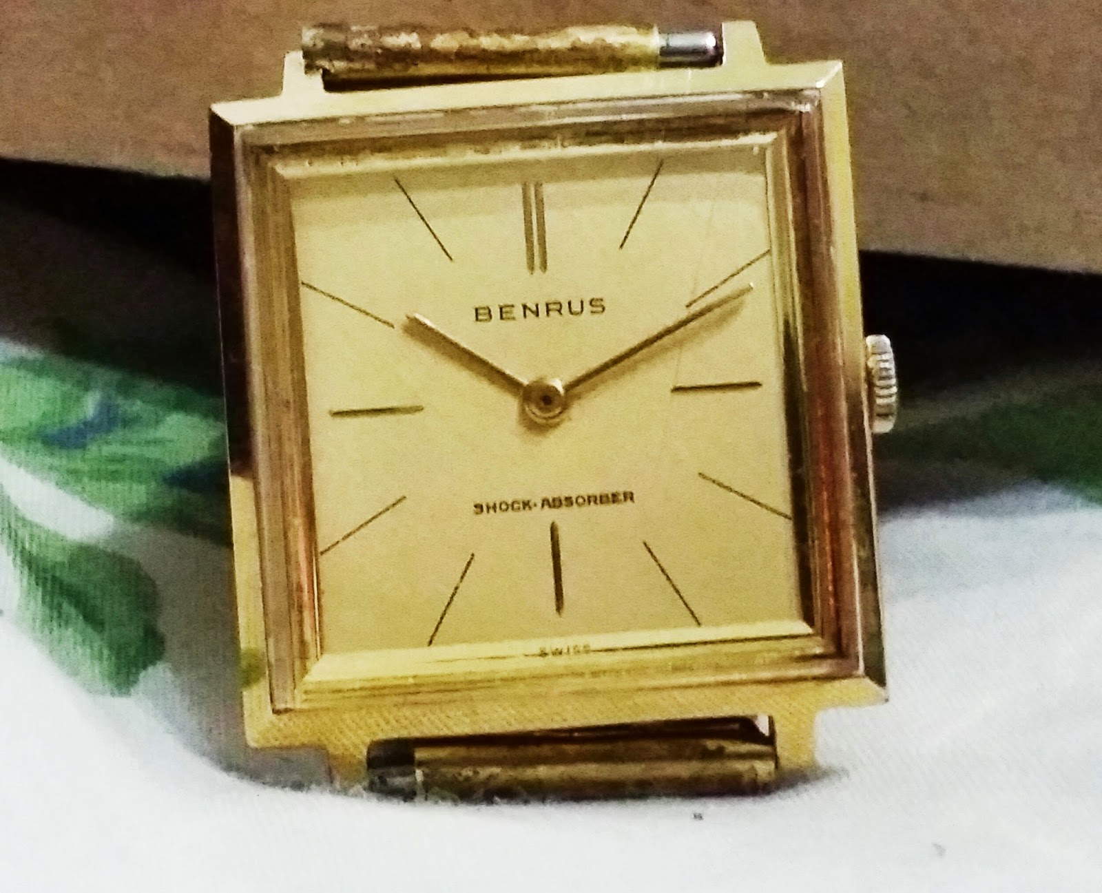 benrus square watch