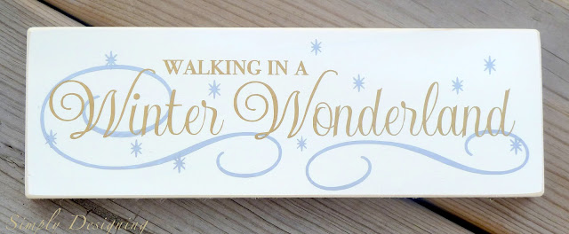Winter Wonderland Vinyl Sign 01a O Come Let Us Adore Him Christmas Board + the BIGGEST Silhouette Sale EVER! {Black Friday Promotion} 11