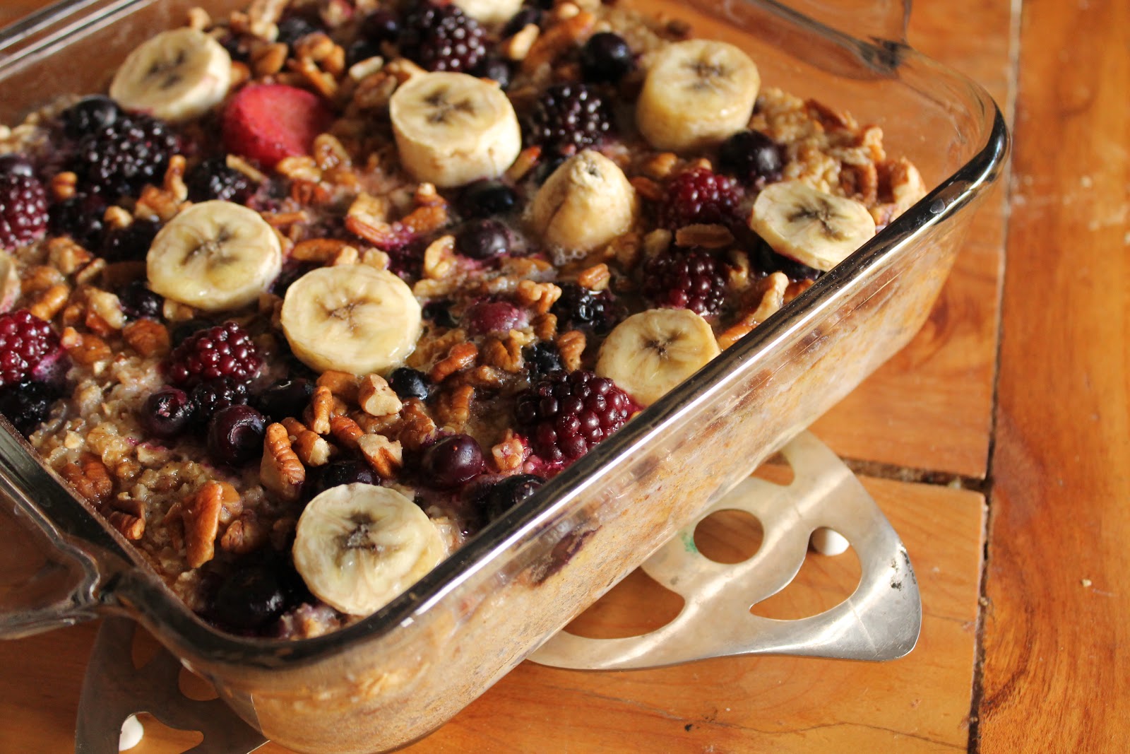 Fruit and Nut Baked Oatmeal TfDiaries