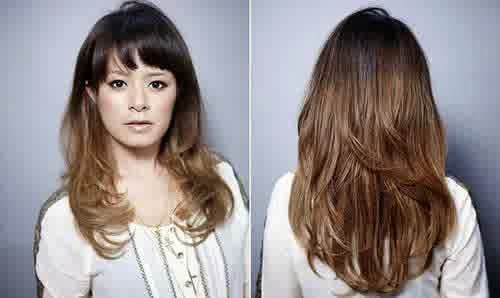 gambar potongan rambut layer pendek