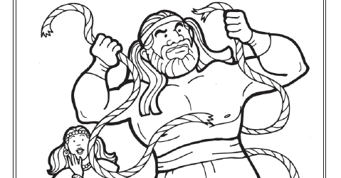 Dibujos Cristianos Para Colorear Sanson Dibujos Cristianos Para