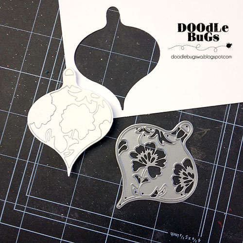 Doodlebugs Memory Box Lydia Ornament Tutorial