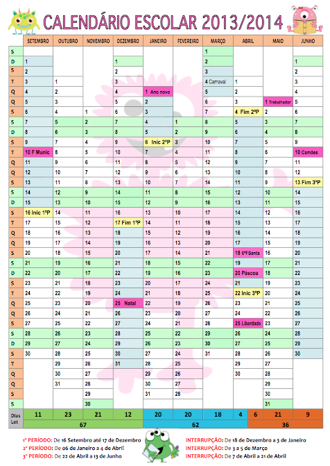 calendario juliano 2014
