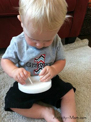 Styrofoam Push Activity