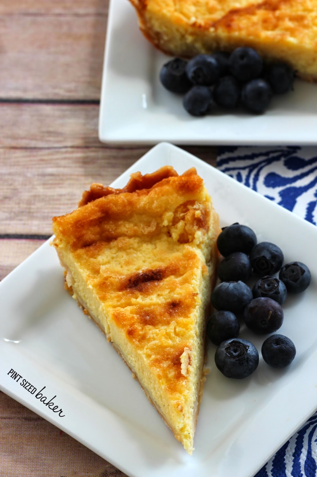 Traditional Buttermilk Pie. Smooth, creamy, and delicious! 