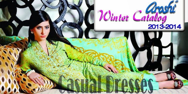 Aroshi Winter Catalog 2013-3014 - Banner