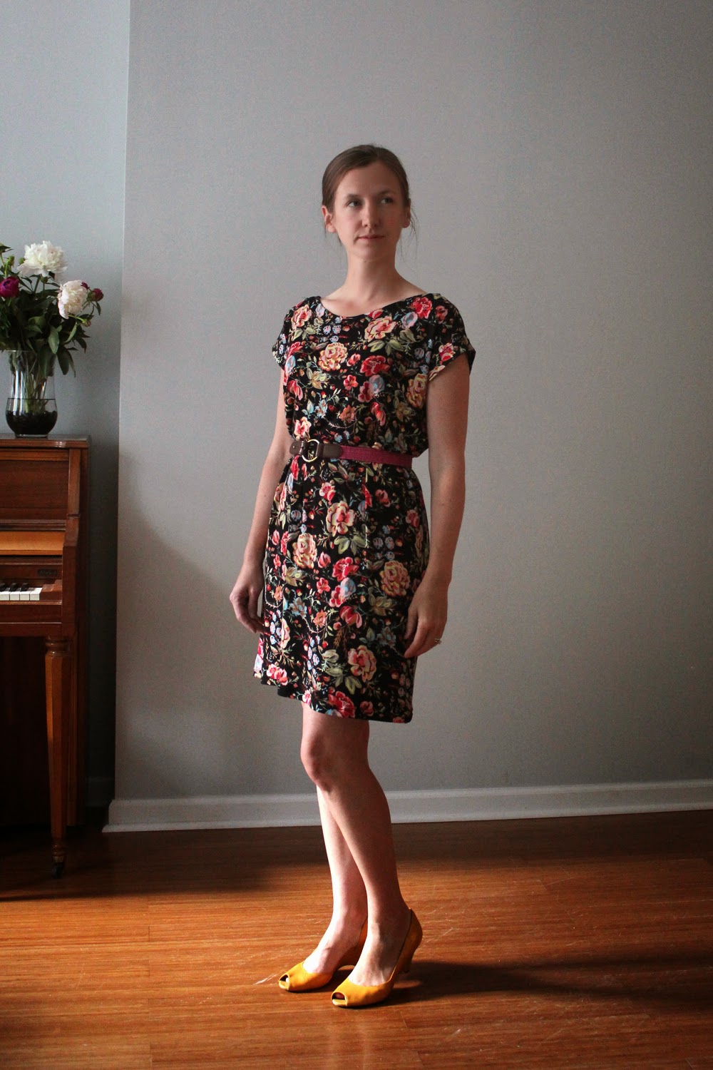SweetKM Notes on a Grainline Hemlock Dress
