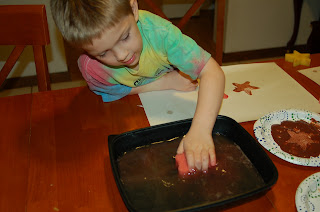 Tips for Painting with Sponges with Kids