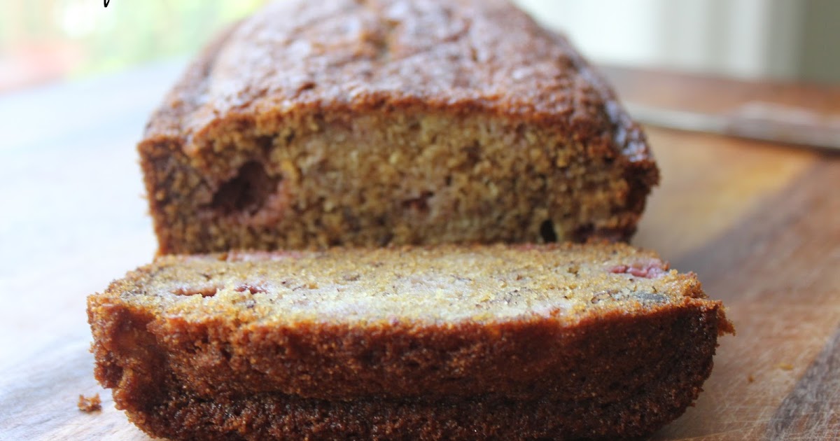 Whole Wheat Strawberry Banana Bread
