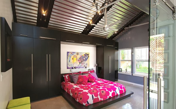 chambre decoration industriel