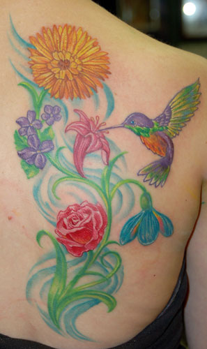 Tattoos Of Hummingbirds
