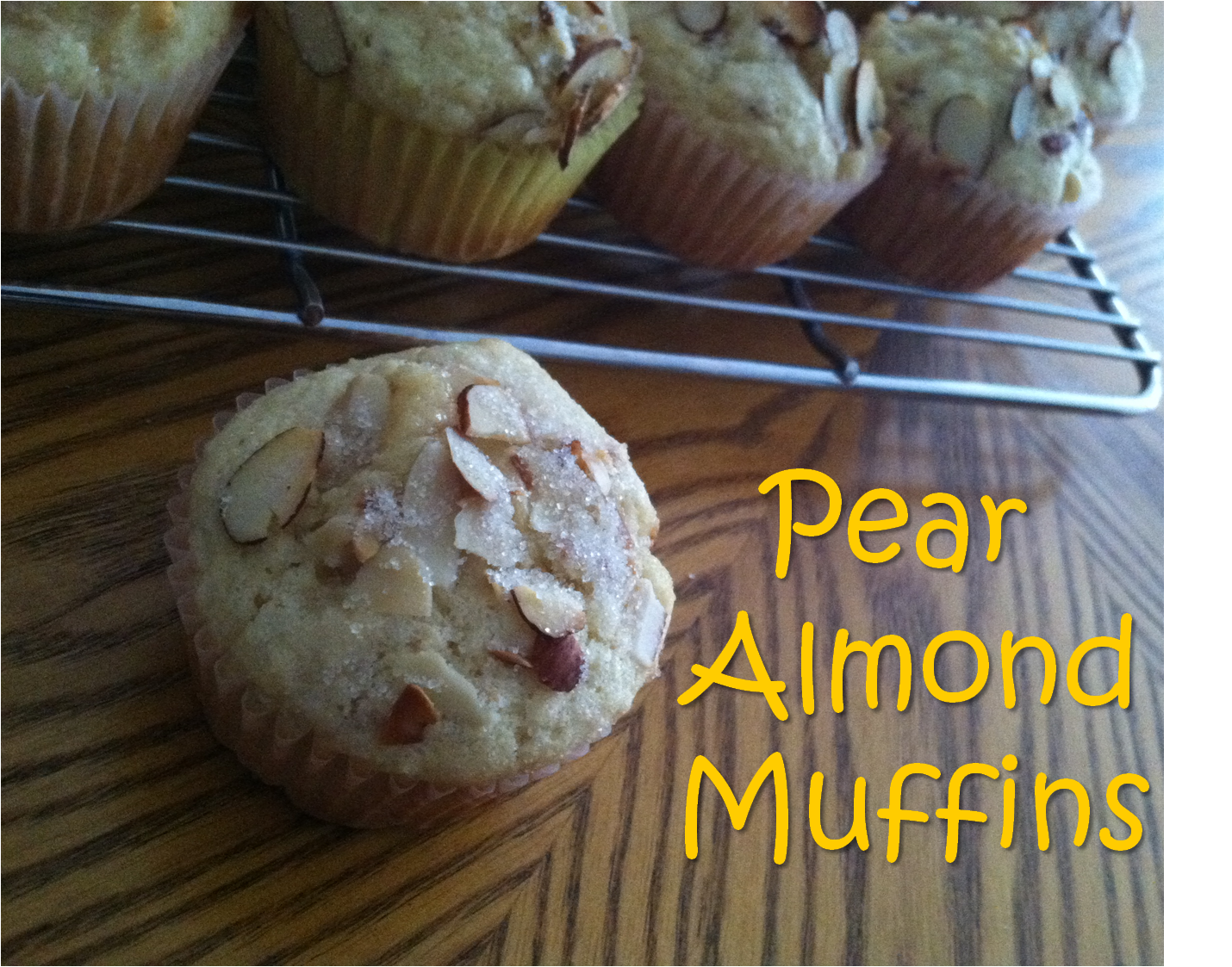 Julie Vision in the Kitchen Pear Almond Muffins