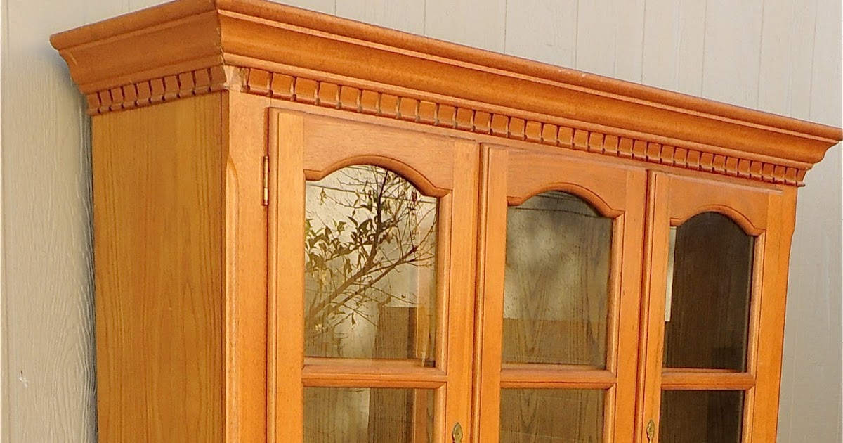 The Backyard Boutique by Five to Nine Furnishings Solid Oak China Hutch