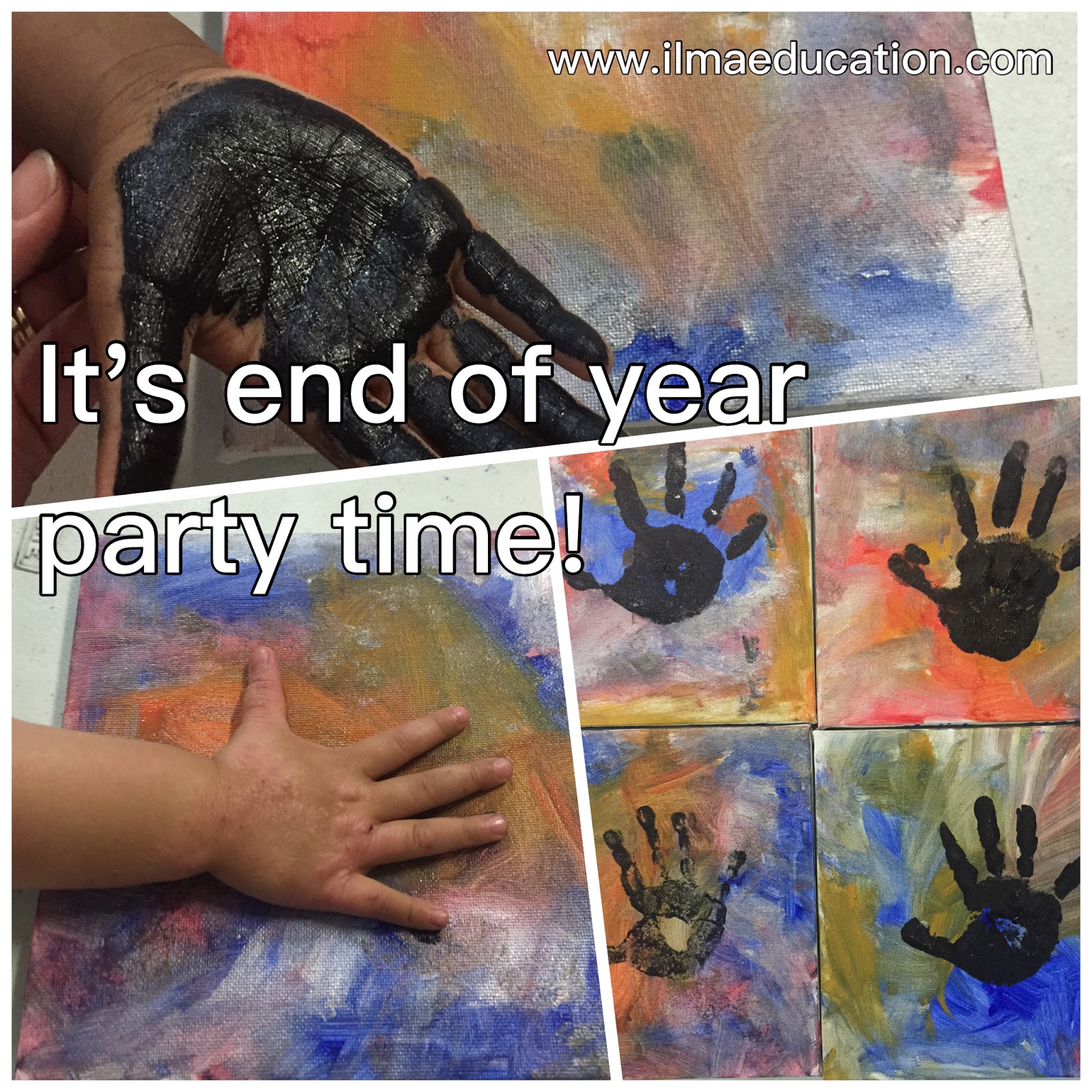 ILMA Education Masking Tape Letter Painting