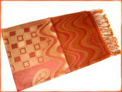 Attention- captivating silk pashmina shawl