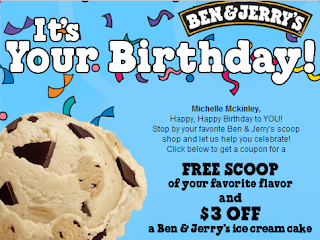ben and jerrys birthday freebie coupon