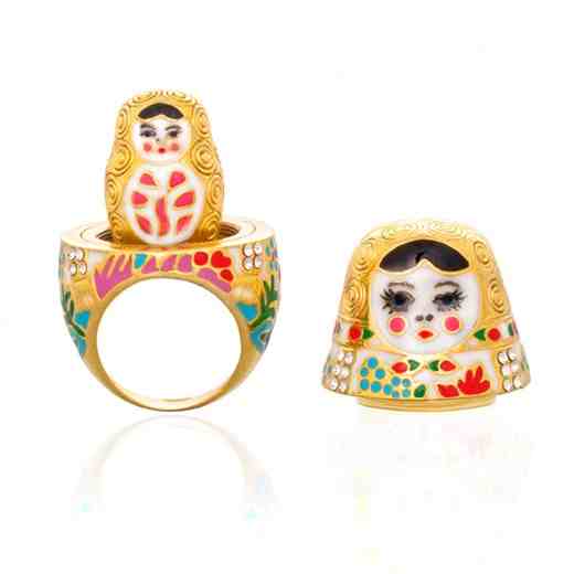 CatsAndCouture Matryoshka jewellery