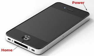 iPhone 4 Cara hard reset iPhone 4 untuk membuka kode kunci dan hank logo.