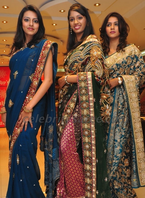 Banaras Tissue Wedding Sarees by Ruby's