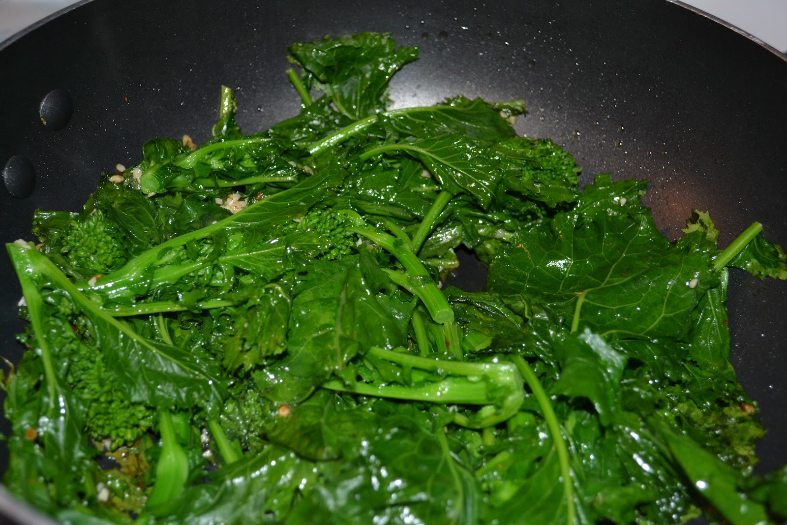 Mom's Fridge Super Simple Side Dish Broccoli Rabe with Lemon