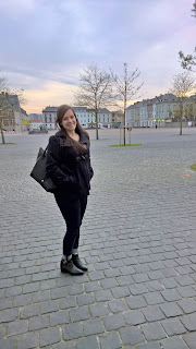 Clothes & Dreams: New from head to toe: H&M black bag, Bershka coat, Levi's jeans, Geox ankle boots