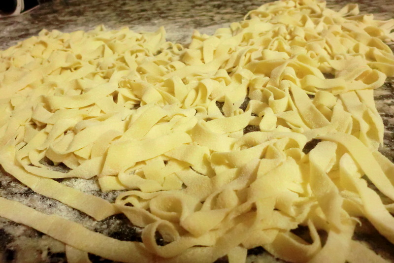 Ev yapımı "Hayat" Ev yapımı makarna