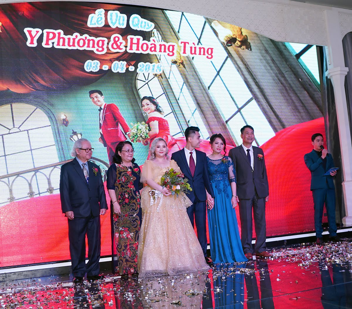 2018 Apr 03 d73-74 Phan Đình Tùng làm lễ cưới cho cháu gái Út