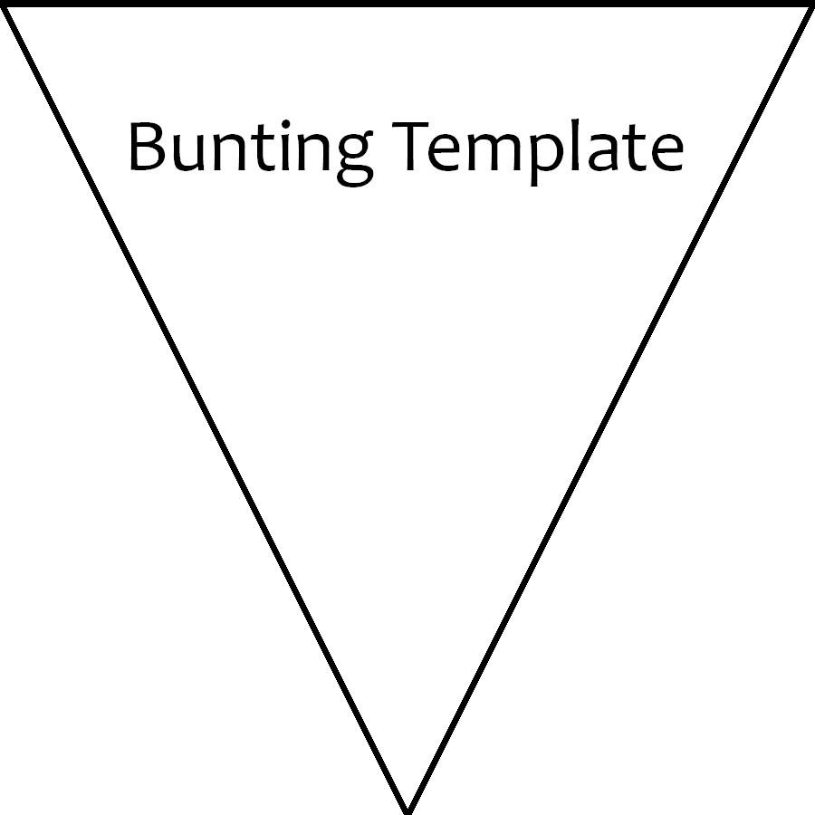 bunting template
